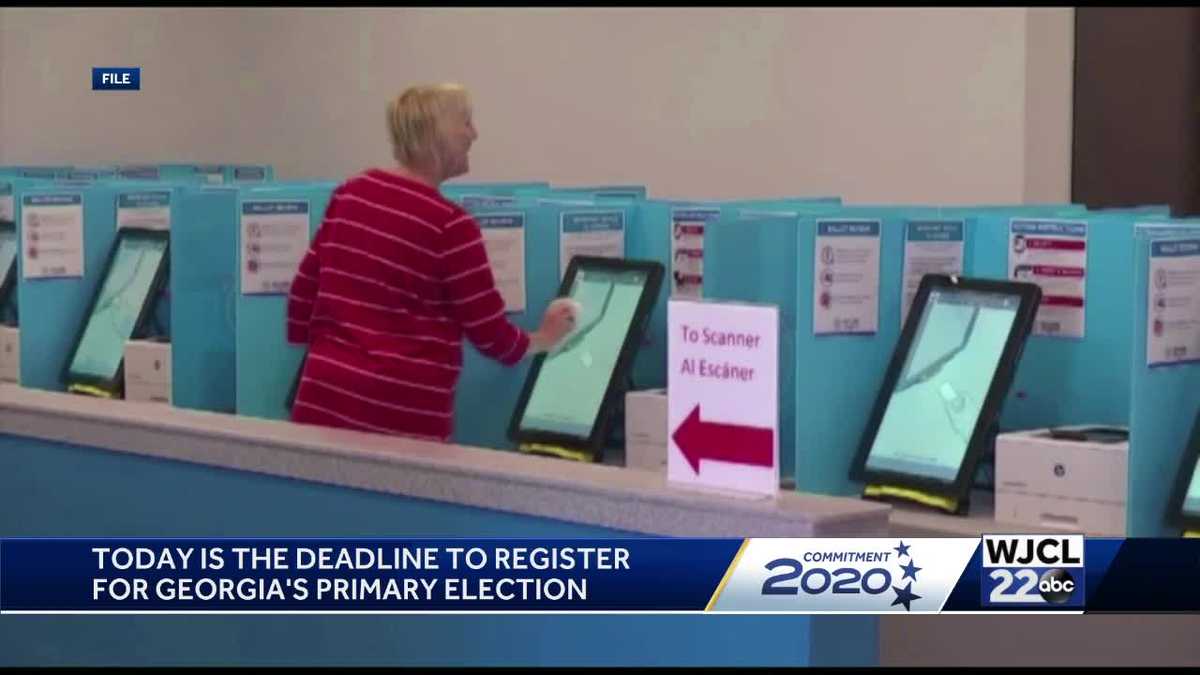 Voter registration deadline Monday to vote in primary