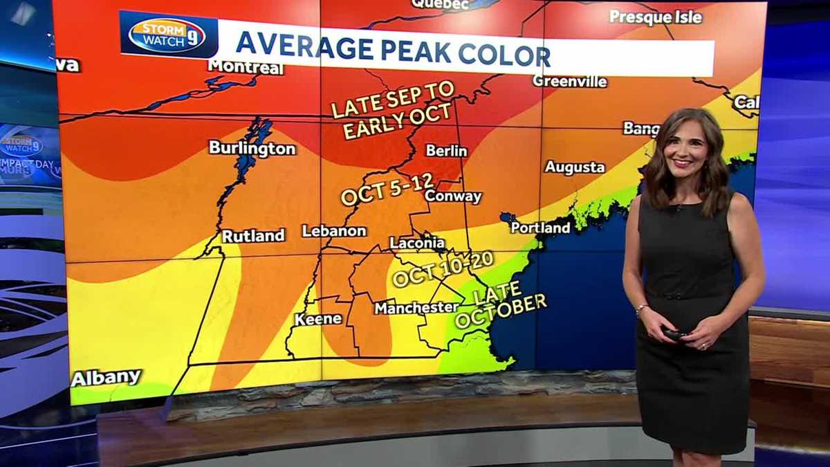 NH foliage tracker: 2-3 weeks out from peak foliage in north