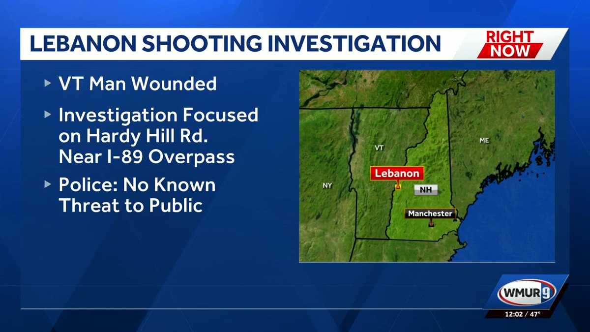 Vermont man found with gunshot wound in Lebanon