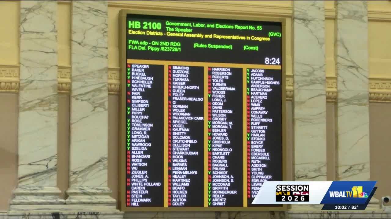 Maryland lawmakers split on redistricting amendment