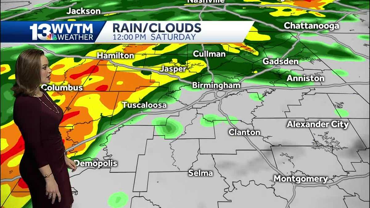 Soaking rain this weekend