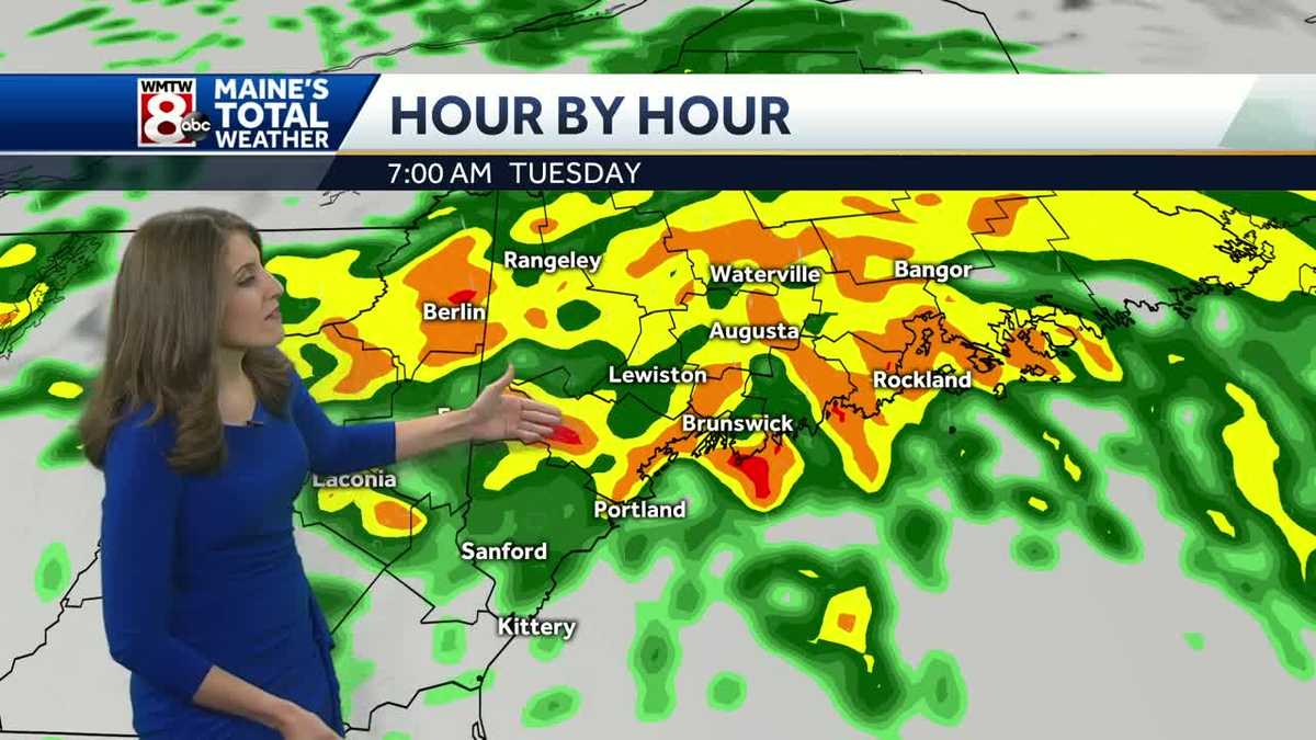 Rain Moves In Monday Night, With Heavy Rain Into Tuesday Morning