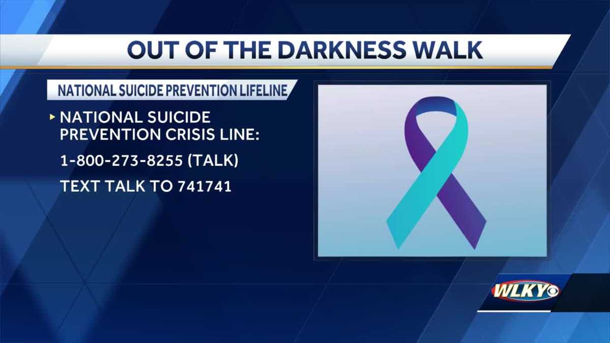 Out of the Darkness Walk aims to reduce suicide rates