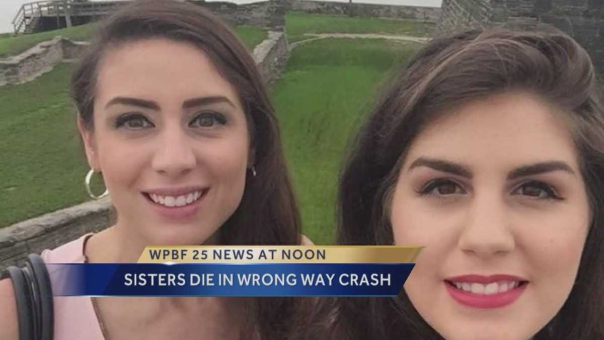 Two sisters killed in wrong way crash on I-95