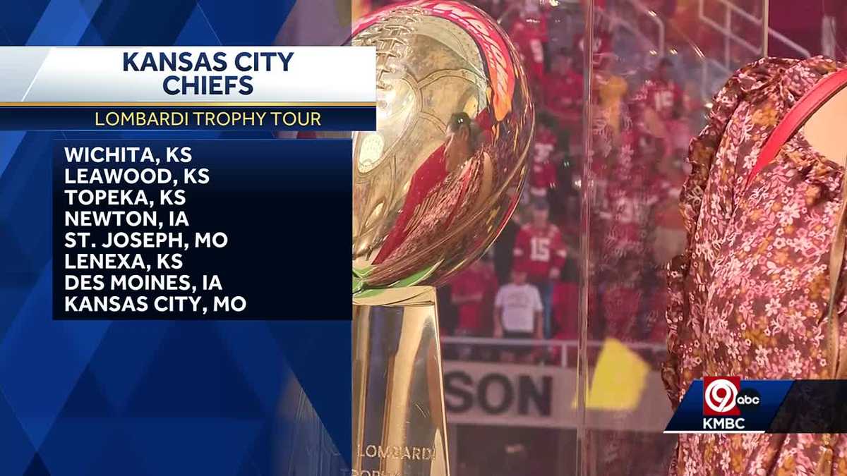 Chiefs Super Bowl LVII Lombardi Trophy in Jefferson City this