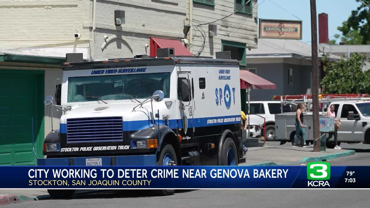 City of Stockton working to deter crime near Genova bakery