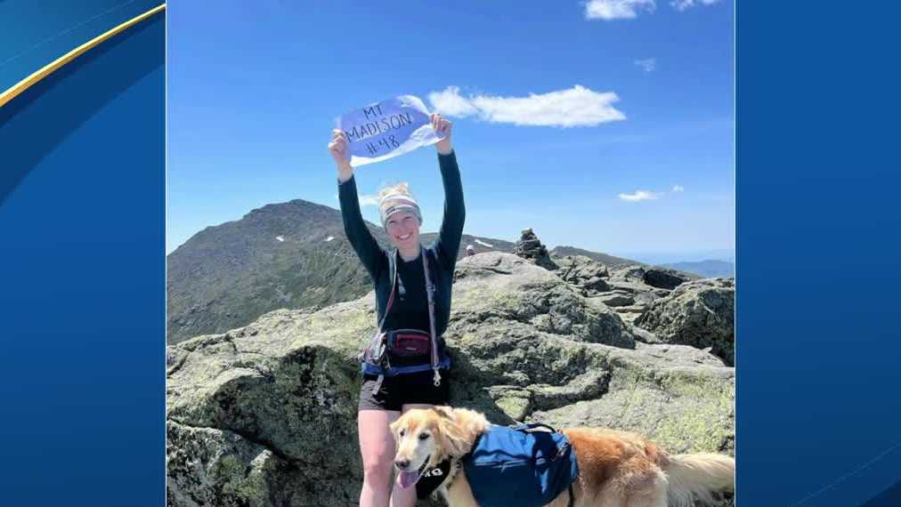 New Hampshire woman, dog hike all 48th 4,000-footers - WMUR