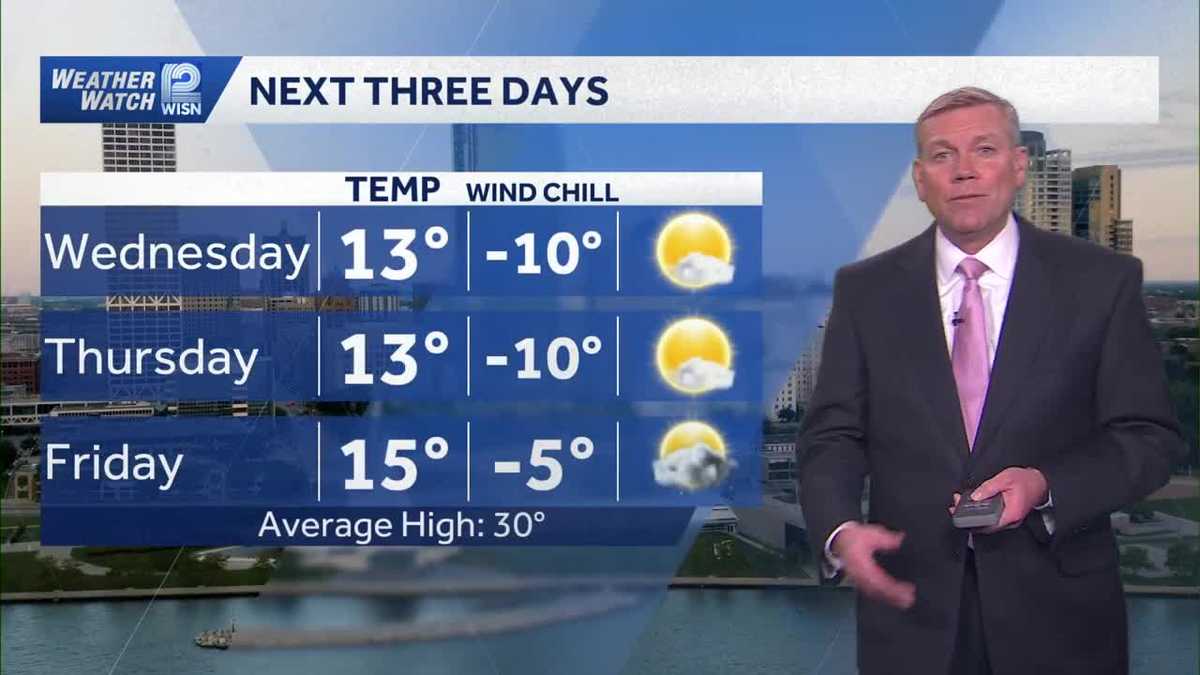 More brutal cold and a chance for lake effect snow in SE Wisconsin
