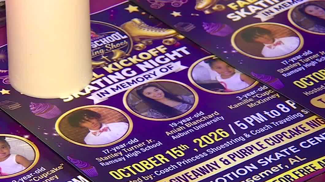 Three candles, countless memories: Central Alabama families skate to ...