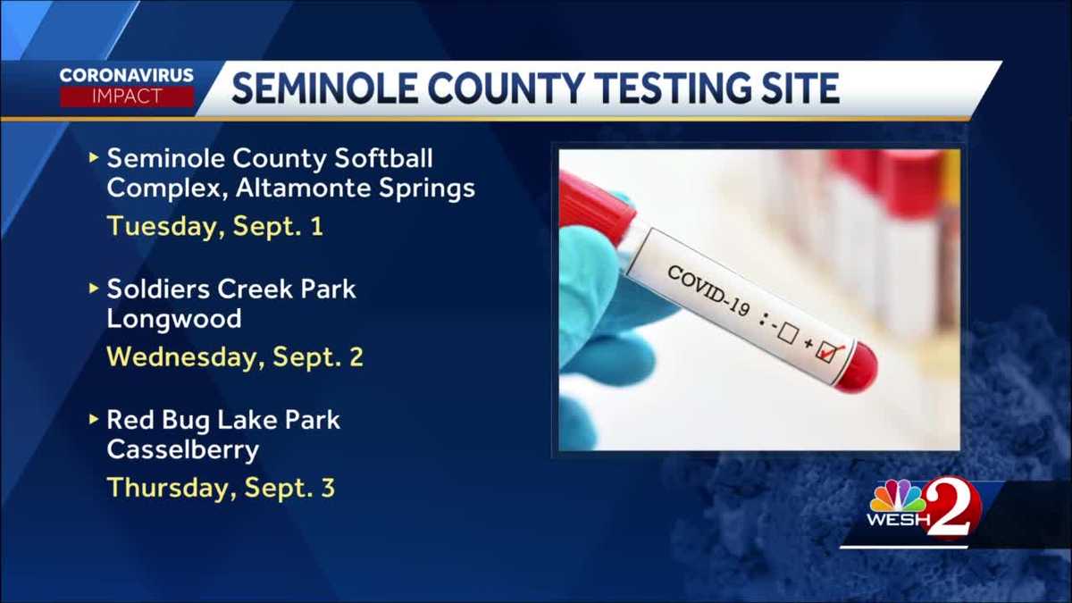 Additional COVID19 testing sites open in Seminole, Osceola counties
