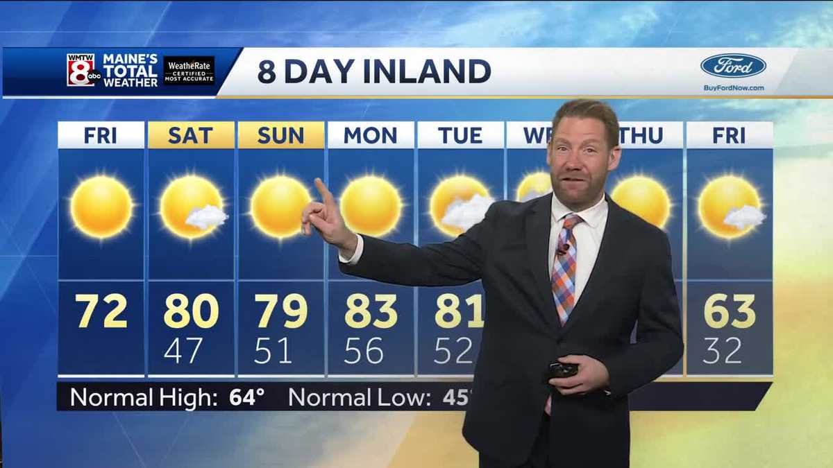 Some areas climb into the 80s this weekend