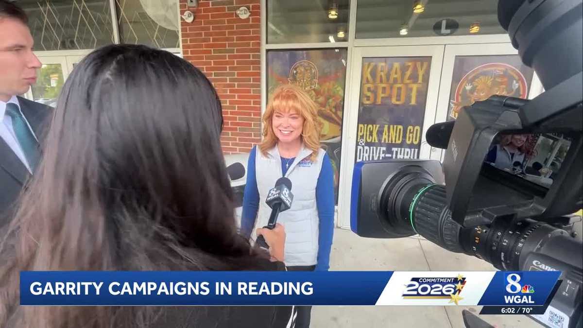 Stacy Garrity visits Reading, pledges to support businesses and tackle inflation