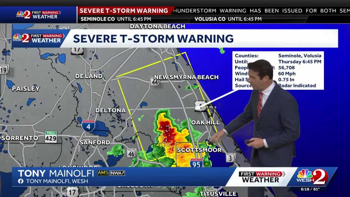 Evening storms end but more are on the way Friday along with Mid 90s heat! 6.25.2026