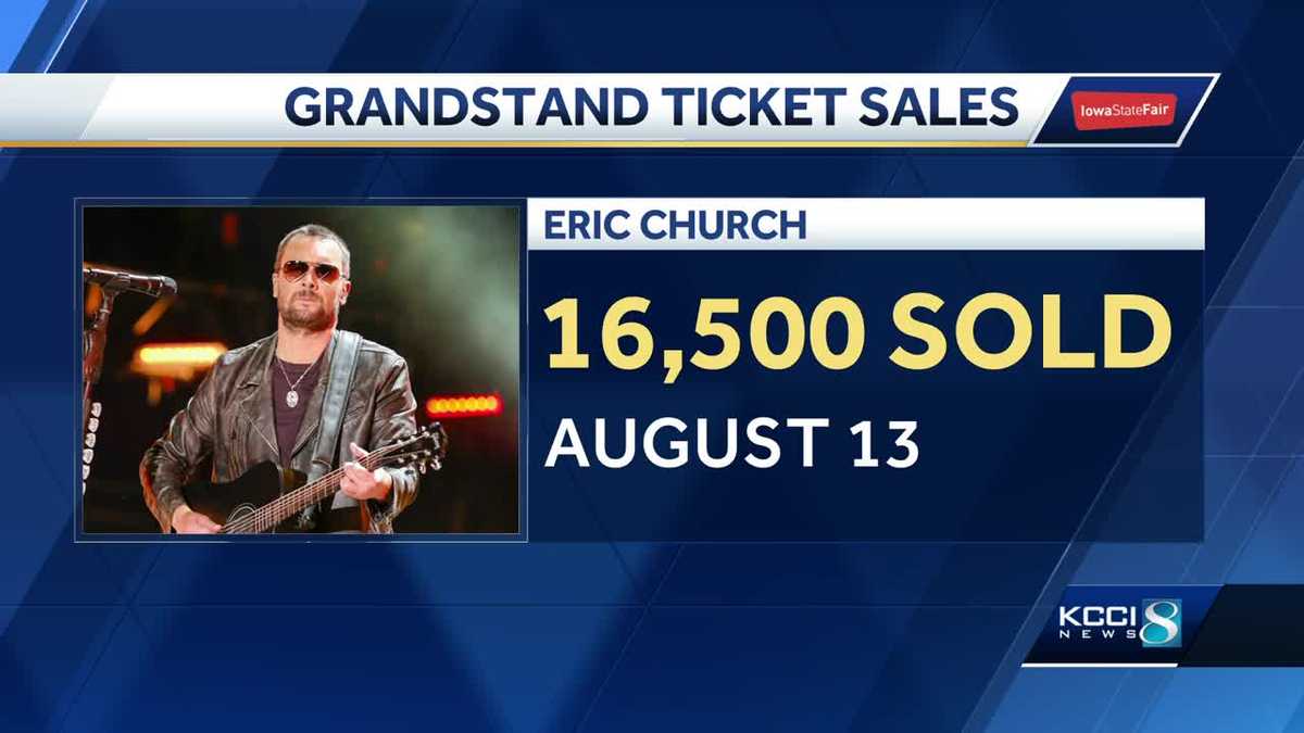 Iowa State Fair Grandstand ticket update Who are the biggest sellers