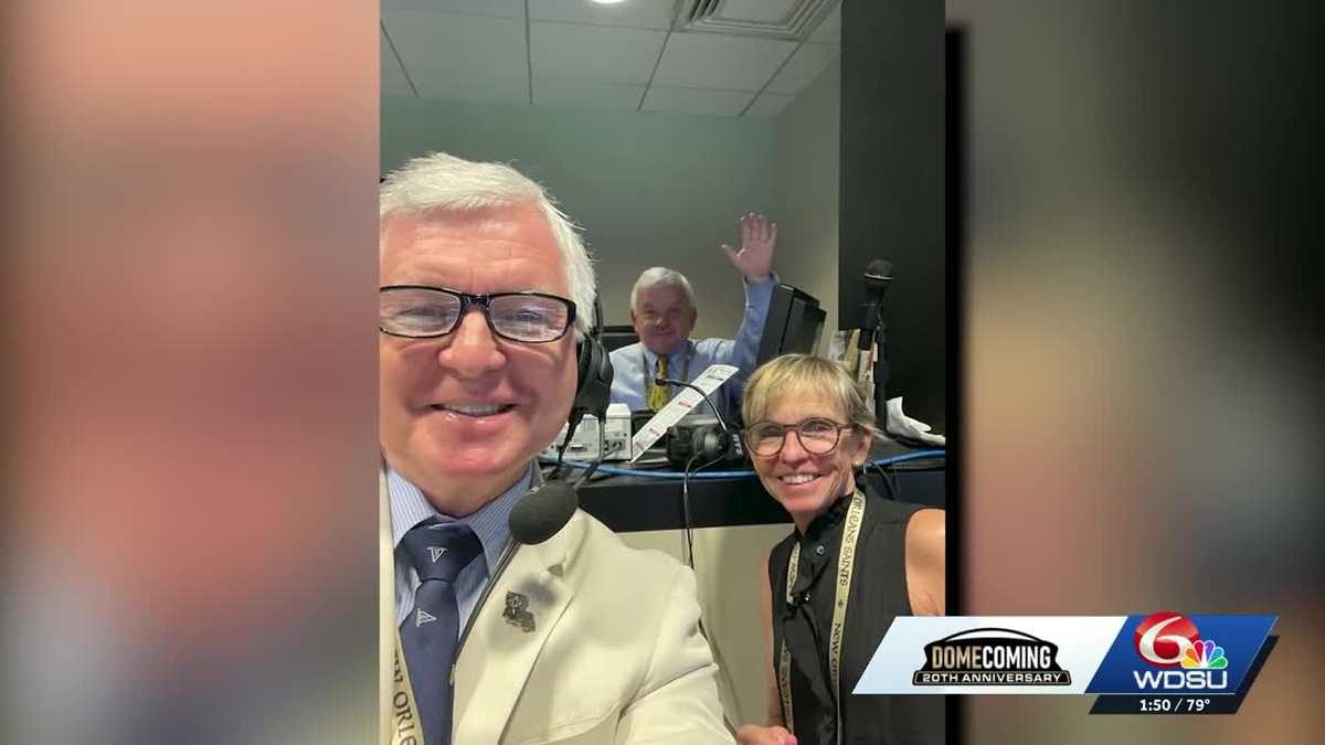 The Romig family shares memories of Saints history and Domecoming