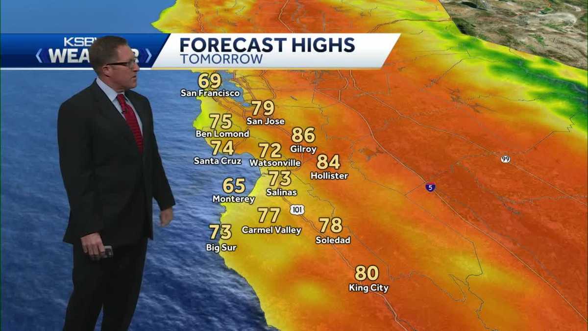 KSBW 8 Weather for October 29