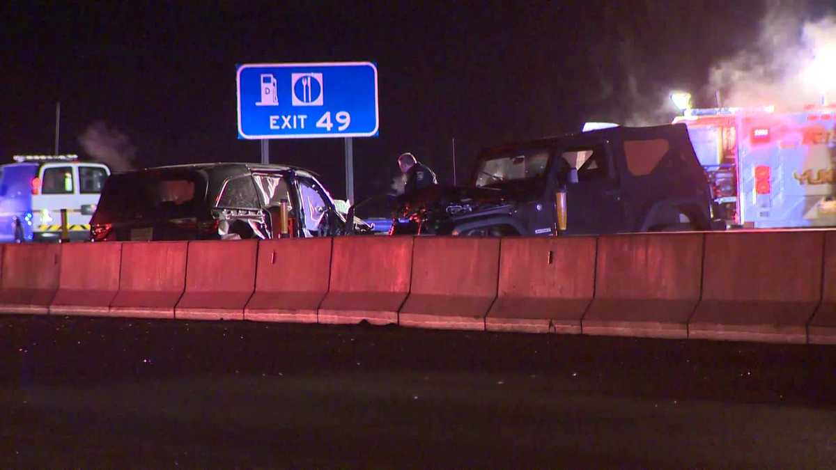 Tractortrailer hits woman after I70 crash