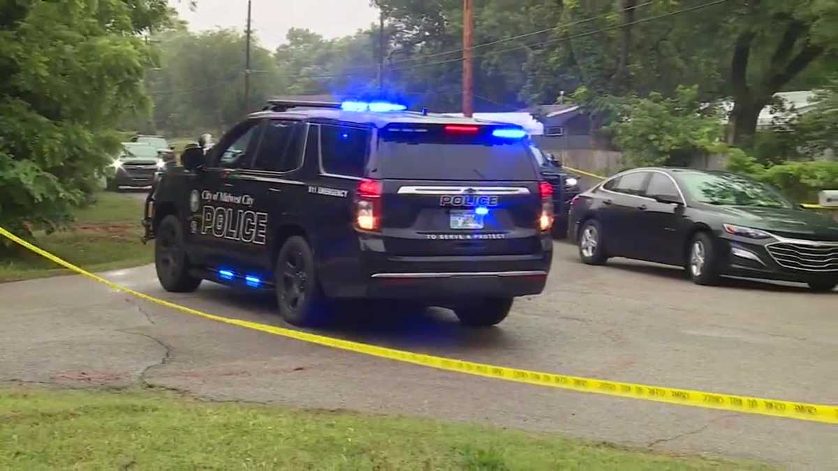 Police: Man shot, taken to hospital after breaking into neighbor's home in Midwest City