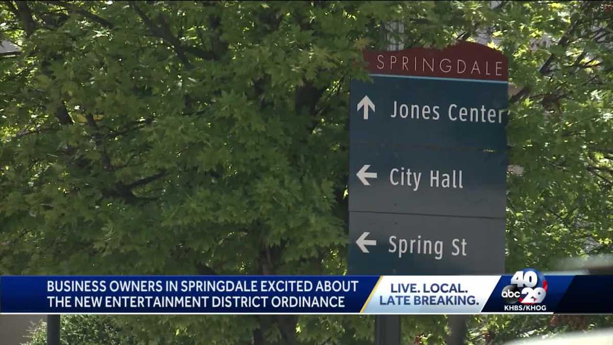 Springdale businesses Entertainment District