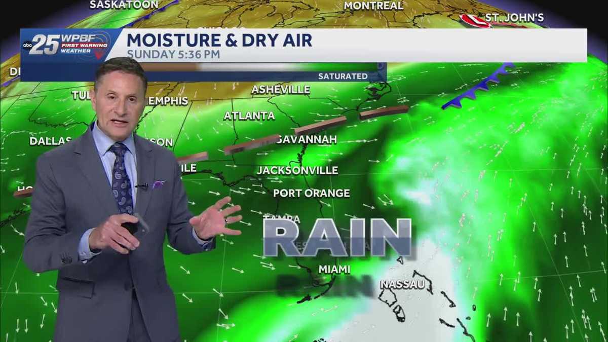 A very rainy end to this week is possible