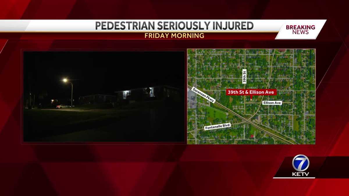 Pedestrian seriously hurt after being hit by vehicle