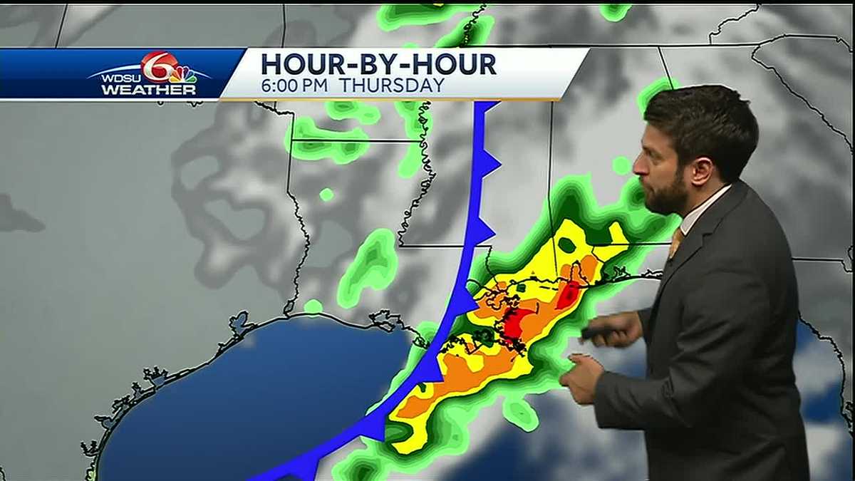 One more dry day, then storms Thursday