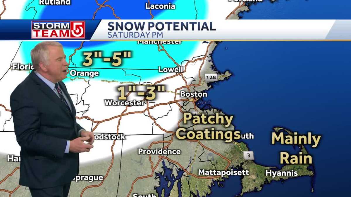 Video: Cooler Friday ahead of some weekend snow