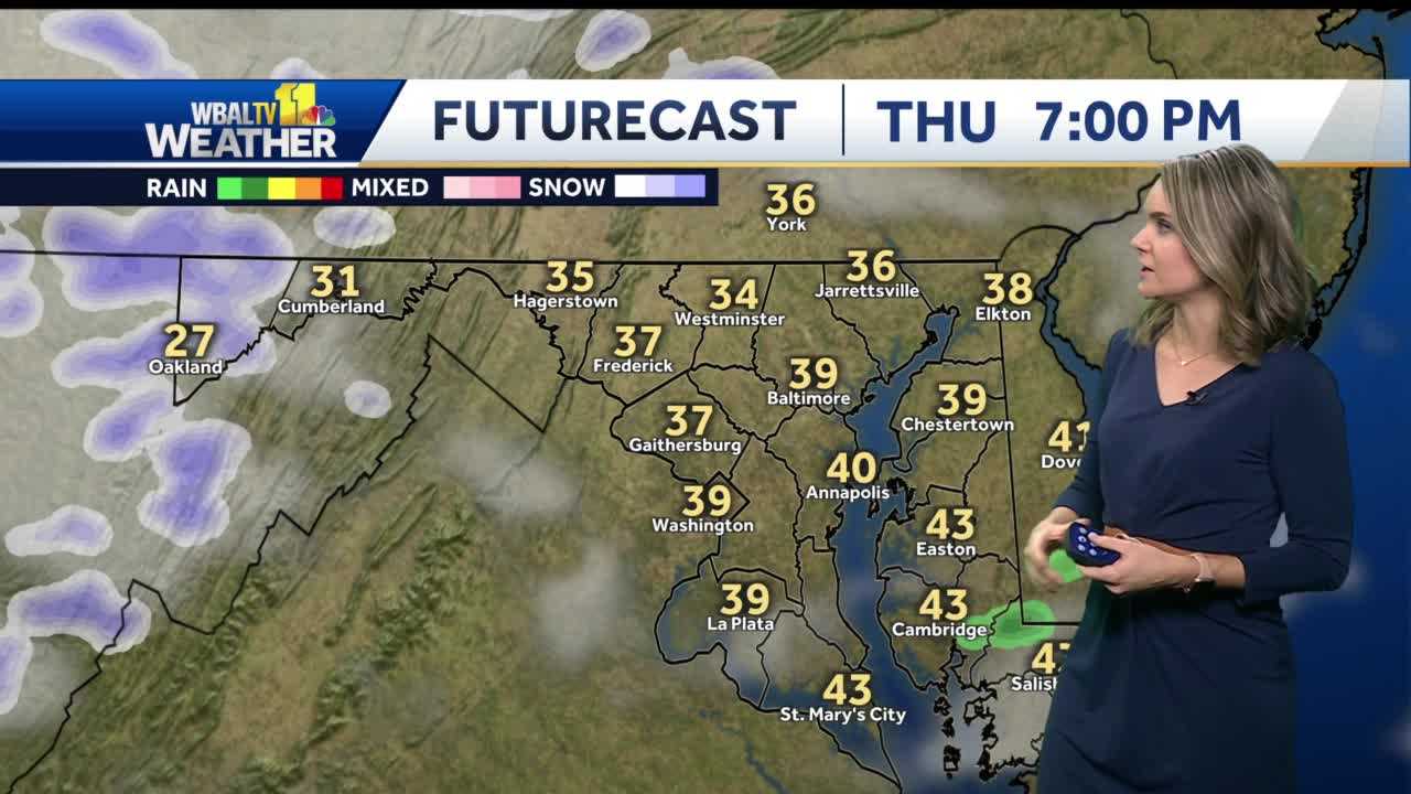 Partly Cloudy, Windy Thursday In Maryland