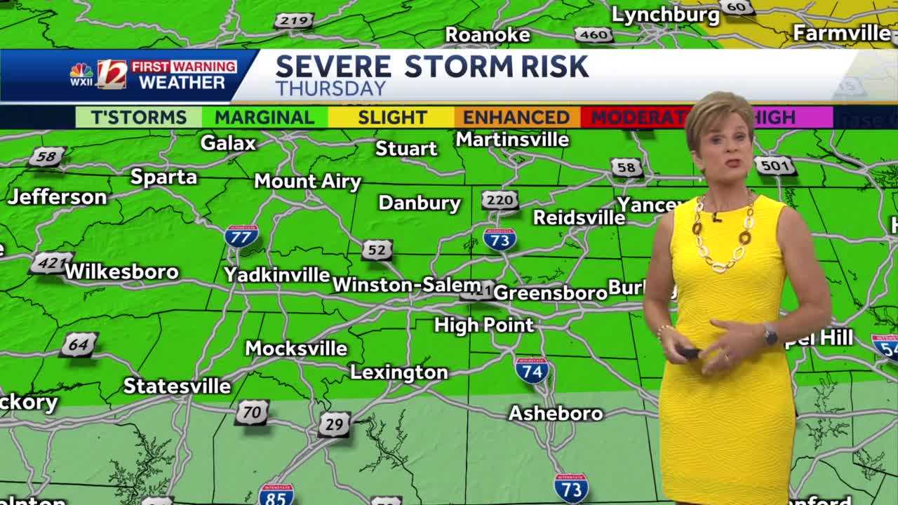 WATCH: Isolated Strong To Severe Storms Thursday