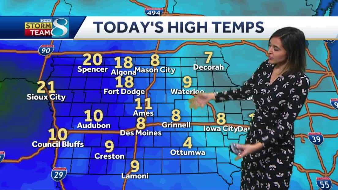KCCI forecast Cold temperatures ahead