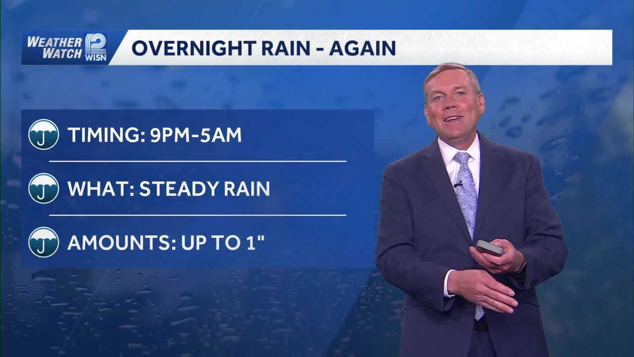 More rain again tonight in SE Wisconsin