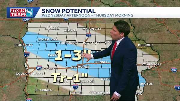 Iowa weather: Tracking more snow chances later this week