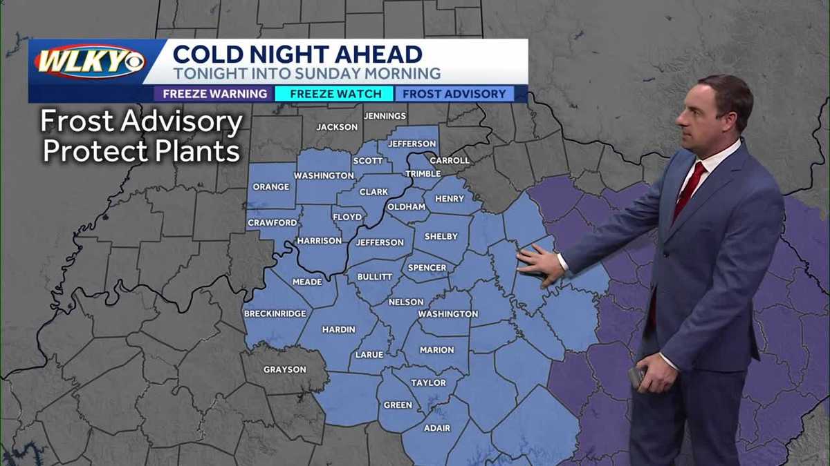 Another chilly night then temperatures warming back up