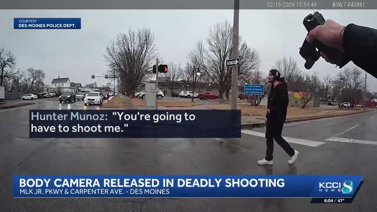 Des Moines police release body camera footage from deadly February shooting
