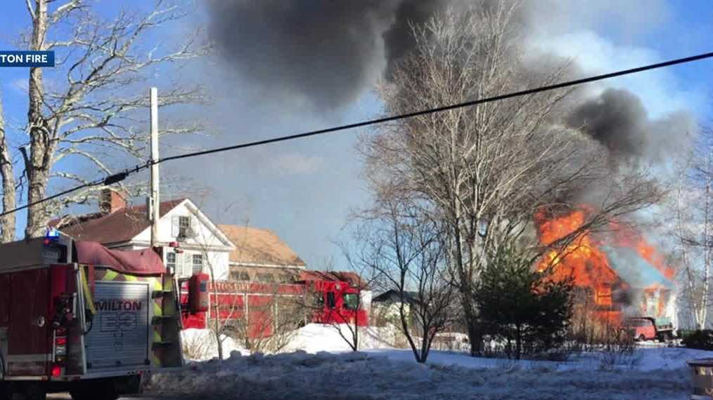 Chickens killed in Milton barn, garage fire