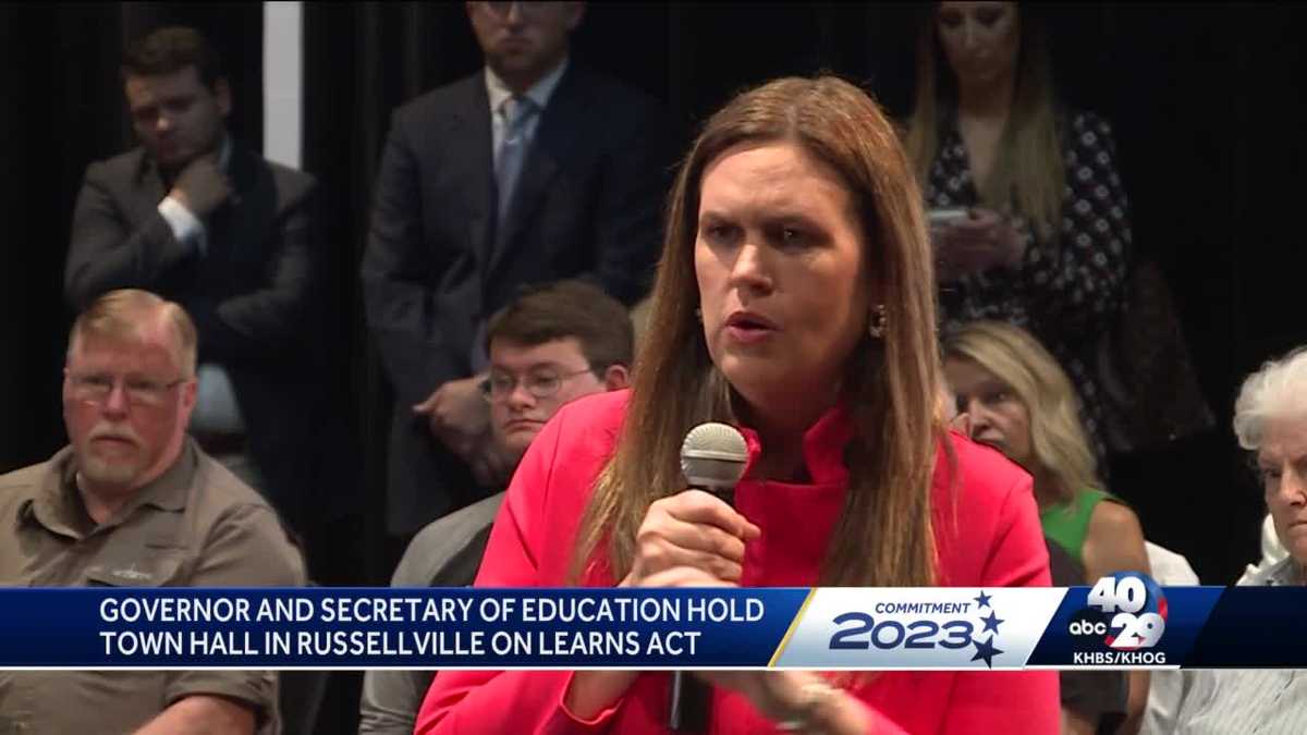 Governor holds town hall in Russellville on AR LEARNS law