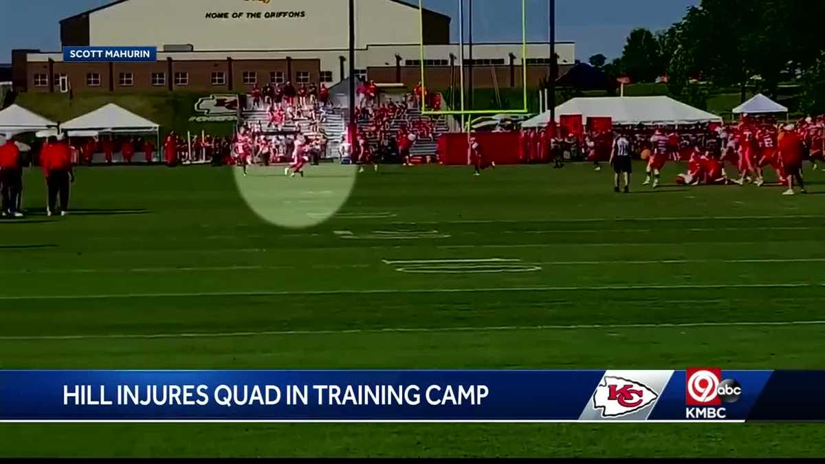 Chiefs' Tyreek Hill suffers bruised quad at practice