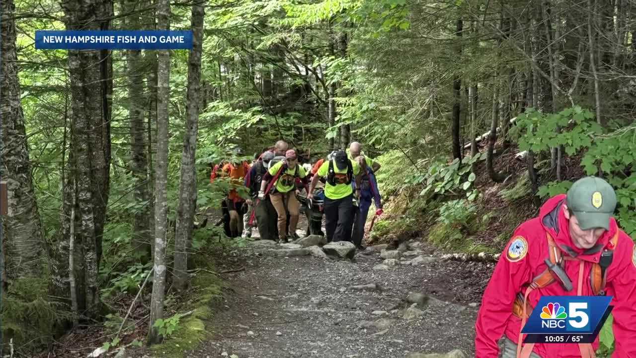 New Hampshire crews rescue injured hiker on Mount Moosilauke from SOS alert