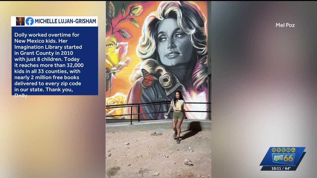 The late Dolly Parton graces Downtown Hobbs in new mural
