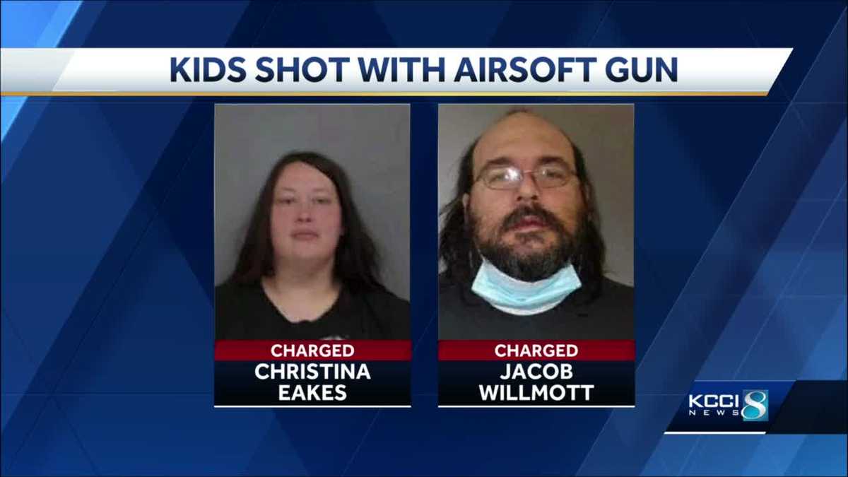Iowa couple accused of using airsoft pistols to punish children