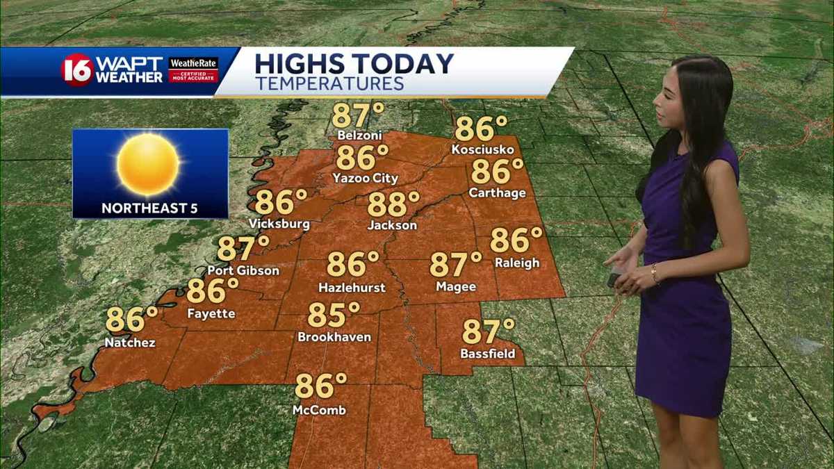 High pressure keeps the warm weather around