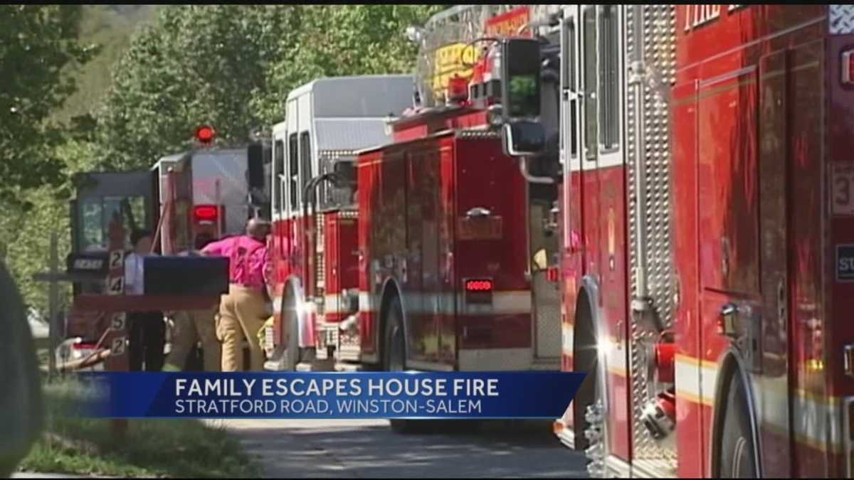 Family escapes house fire
