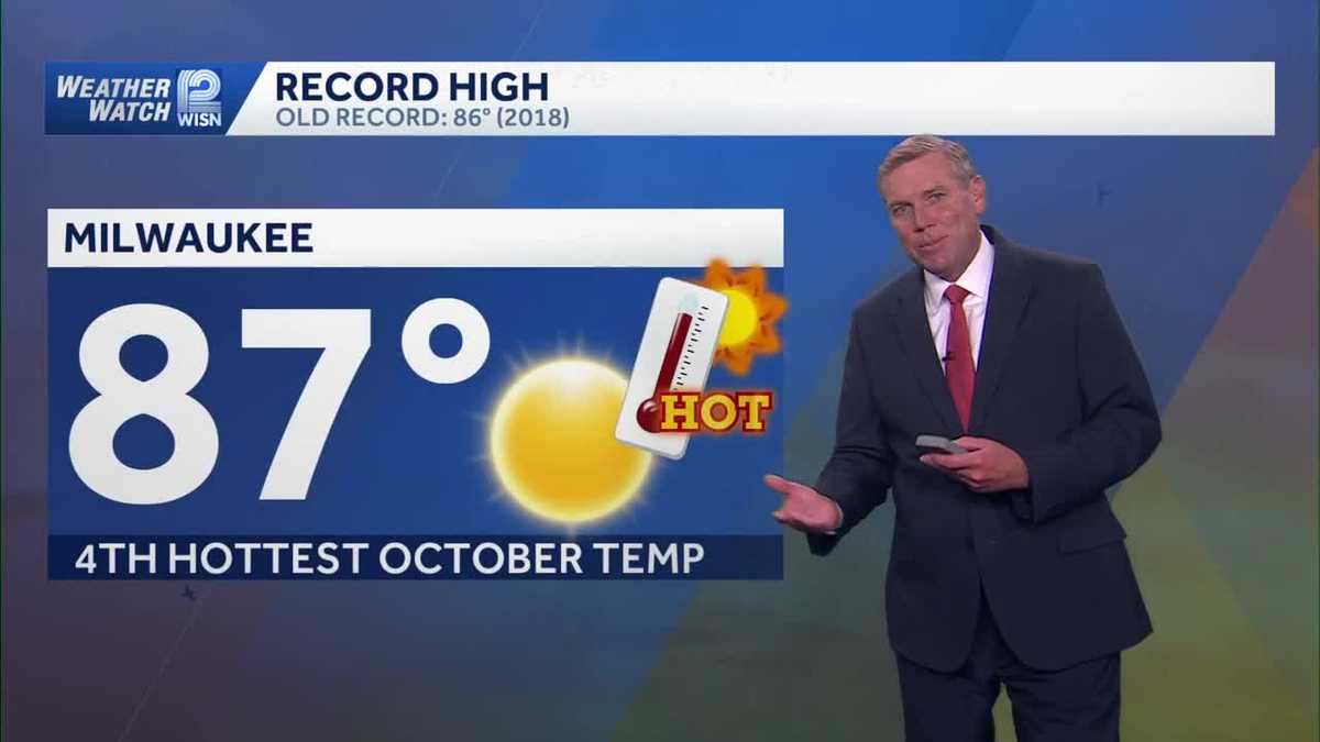 Record breaking October heat into this weekend across SE Wisconsin