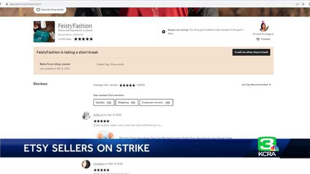 Thousands of Etsy sellers go on strike over increased fees - Vimarsana News