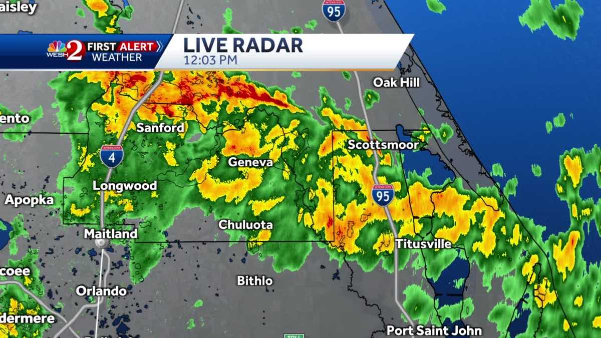 Tracking rain, storms Tuesday afternoon