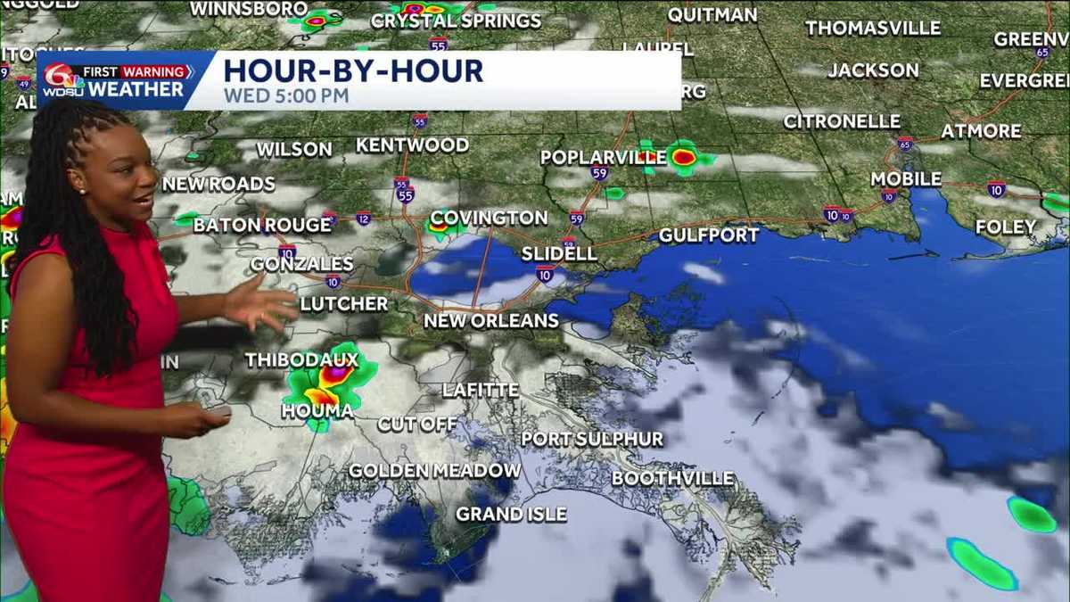 Impact Day: feeling like the triple digits plus more scattered storms in your Wednesday forecast