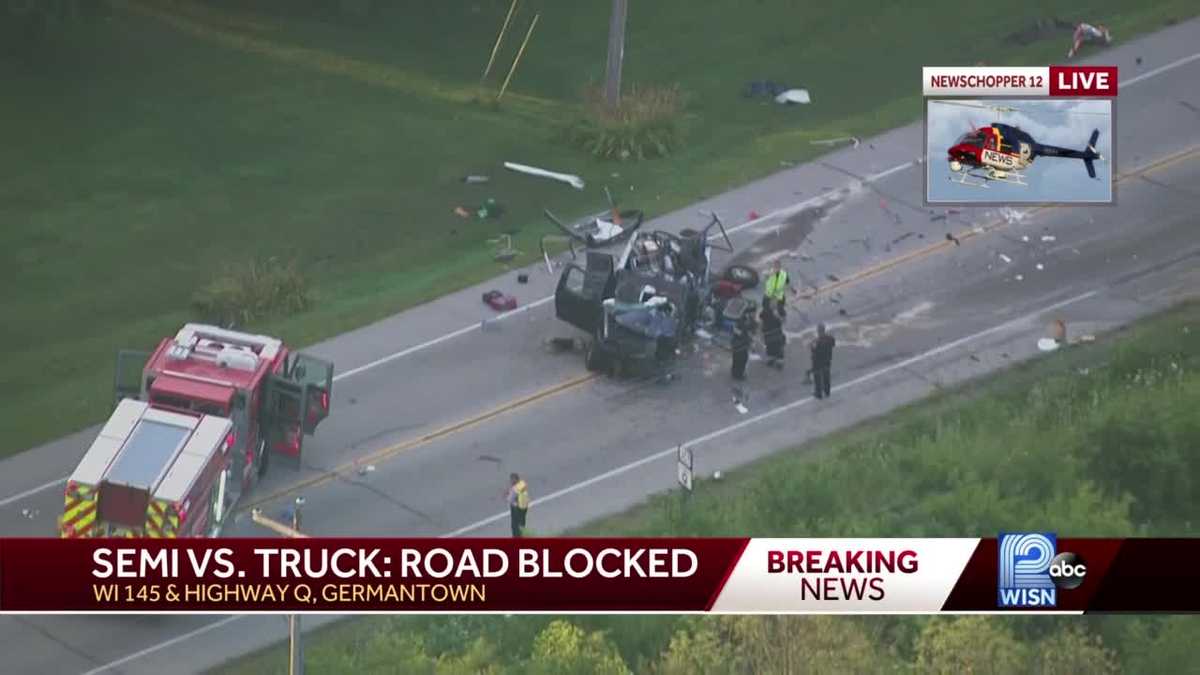 2 drivers injured in headon crash on Wisconsin 145