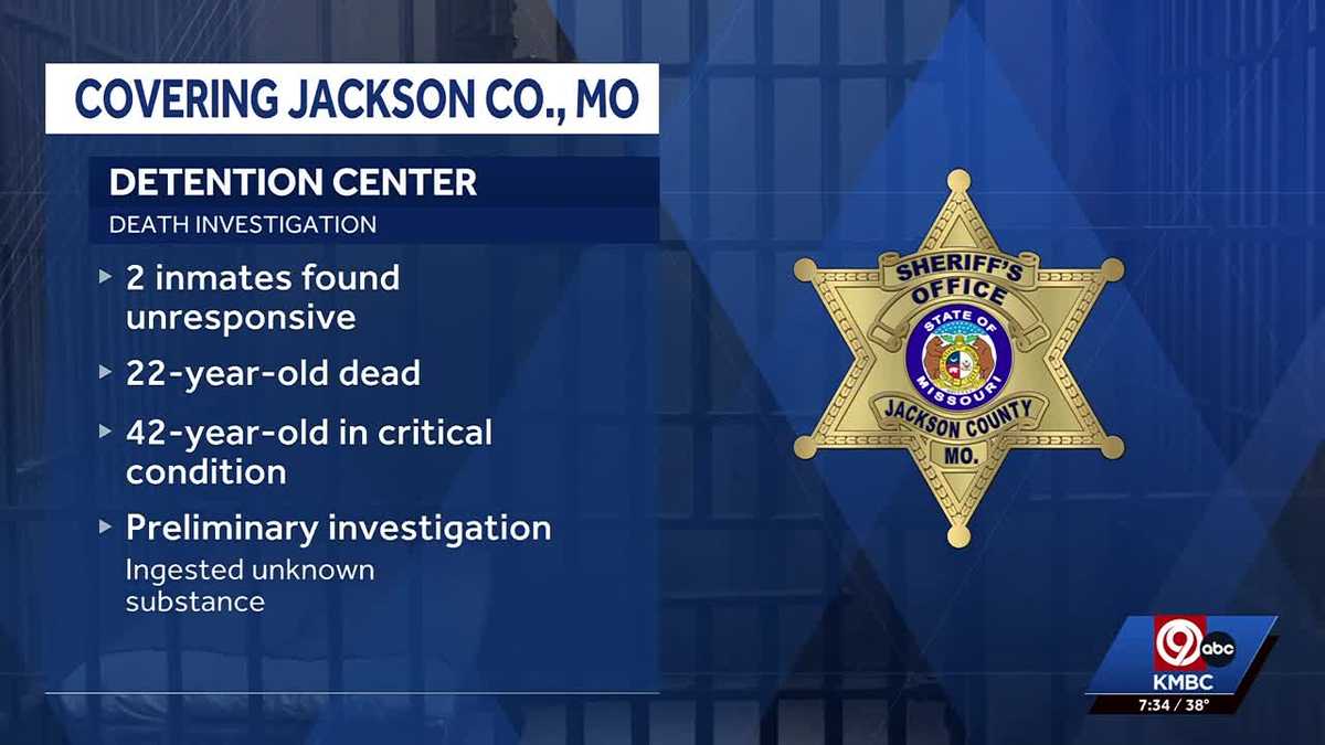 Jackson County inmate dead after ingesting 'unknown substance' - KMBC