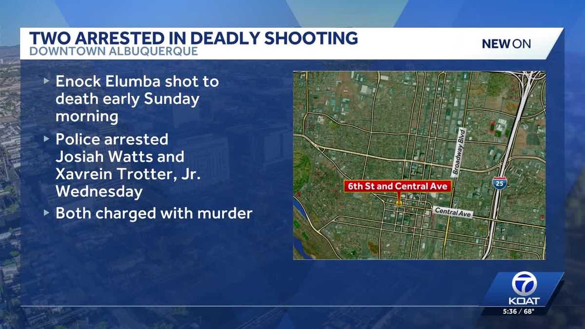 Two men arrested in deadly downtown Albuquerque shooting - KOAT