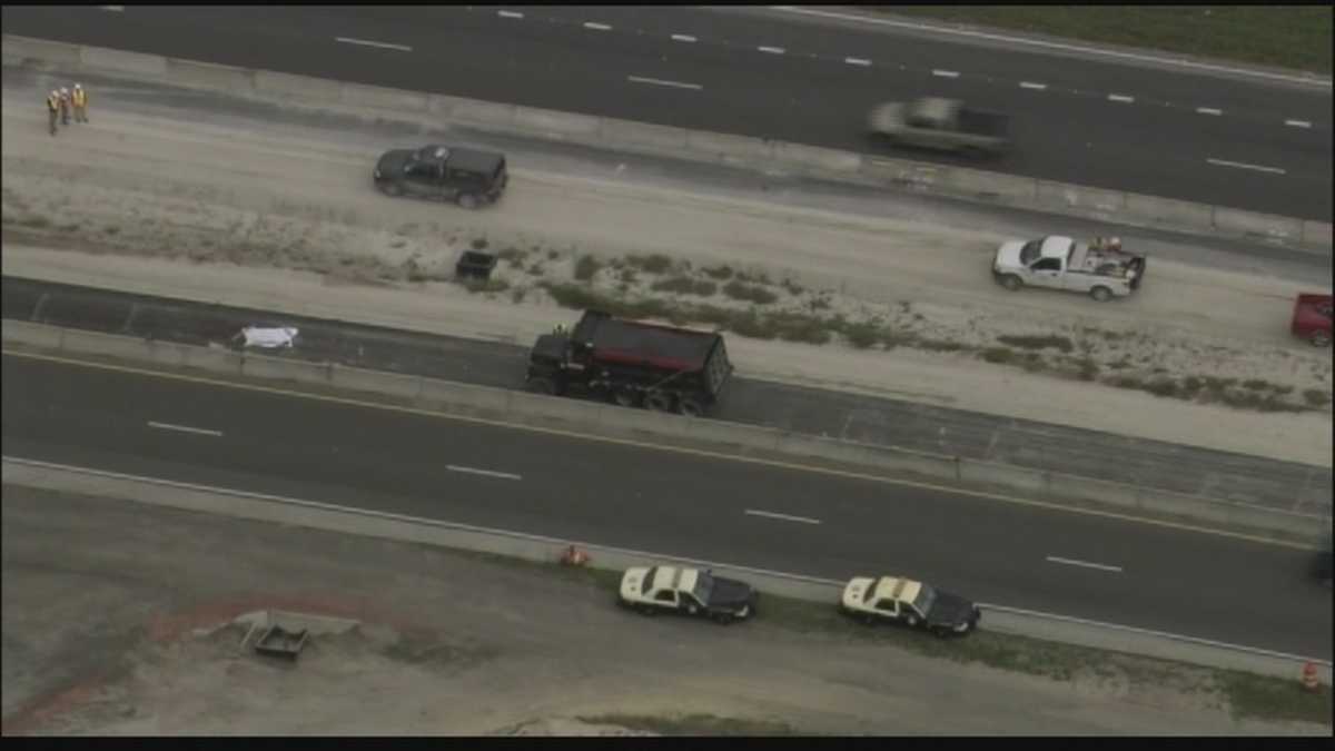 Worker run over by dump truck on construction site